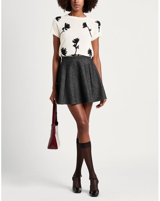 MAX&Co. Gray Mini Skirt