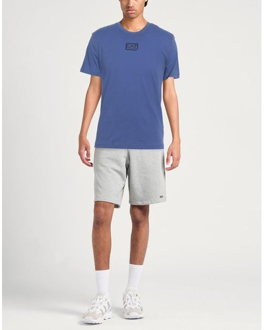 EA7 Blue T-Shirts for men