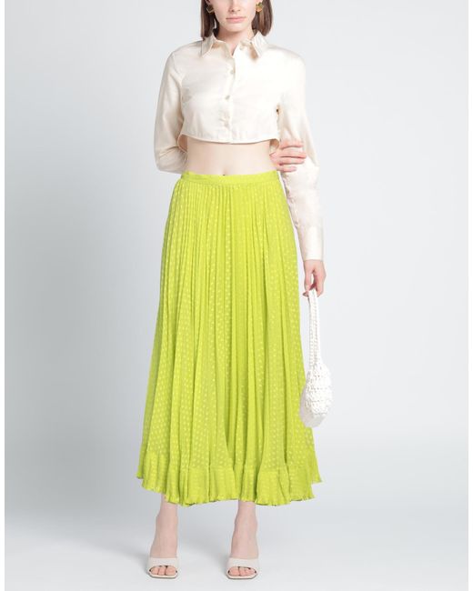 Twinset Yellow Maxi Skirt