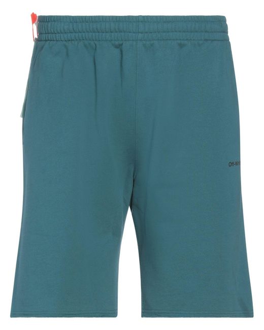 Off-White c/o Virgil Abloh Blue Shorts & Bermuda Shorts for men