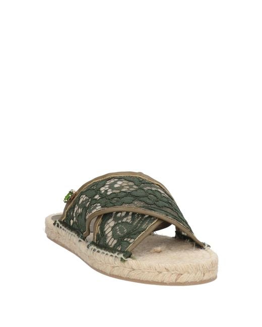 Baldinini Green Espadrilles