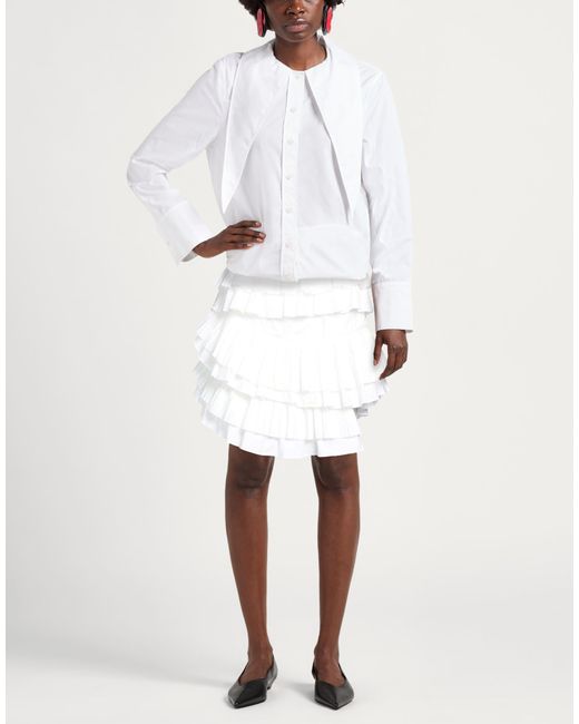 Essentiel Antwerp White Mini Skirt
