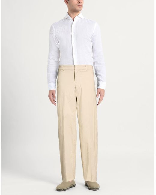 Department 5 Natural Pants Cotton, Elastane for men