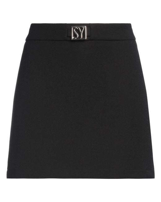 SEVENTY VENEZIA Black Mini Skirt