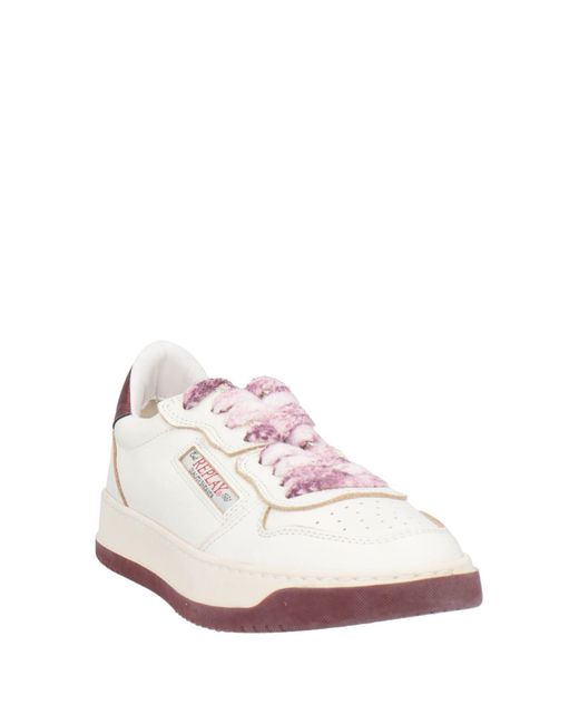 Replay White Trainers