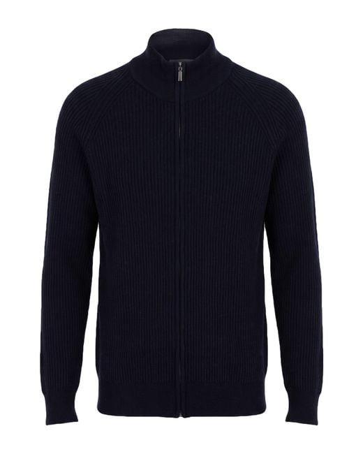 Barba Napoli Blue Cardigan for men
