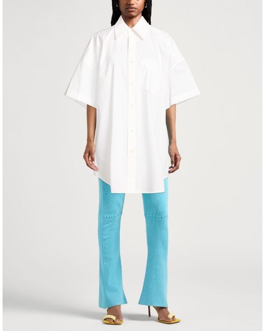Camisa Toga de color White