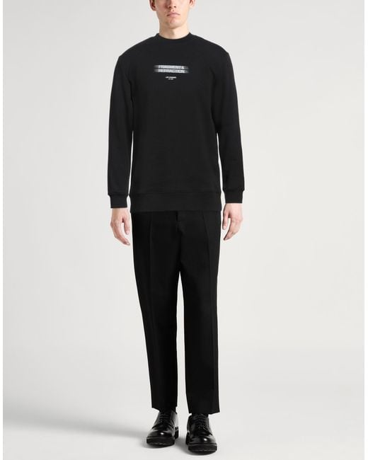 Les Hommes Black Sweatshirt for men