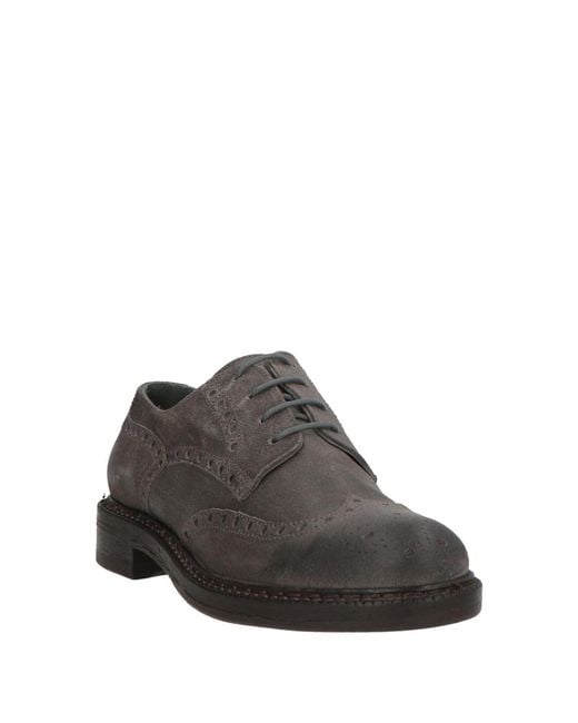 Hundred 100 Brown Lace-Up Shoes Leather