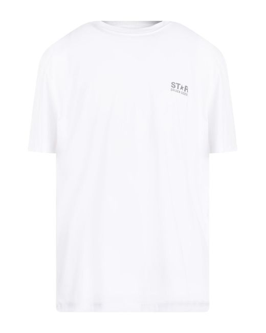 T-shirt di Golden Goose Deluxe Brand in White da Uomo