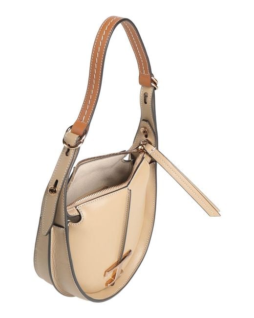 Tod's Natural Handbag Leather