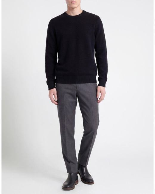 Alpha Studio Black Sweater Virgin Wool, Polyamide for men