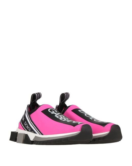 Dolce & Gabbana Pink Sneakers
