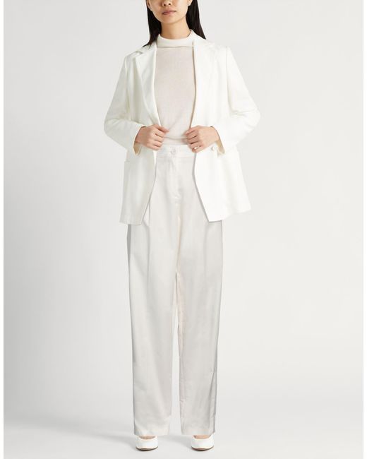 Herno White Trouser
