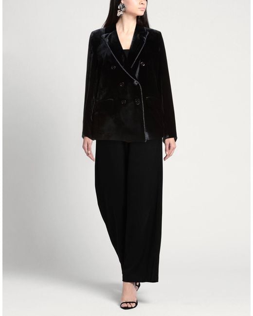 HANAMI D'OR Black Blazer Viscose, Silk