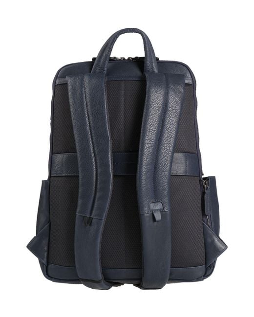 Piquadro Blue Backpack Cow Leather