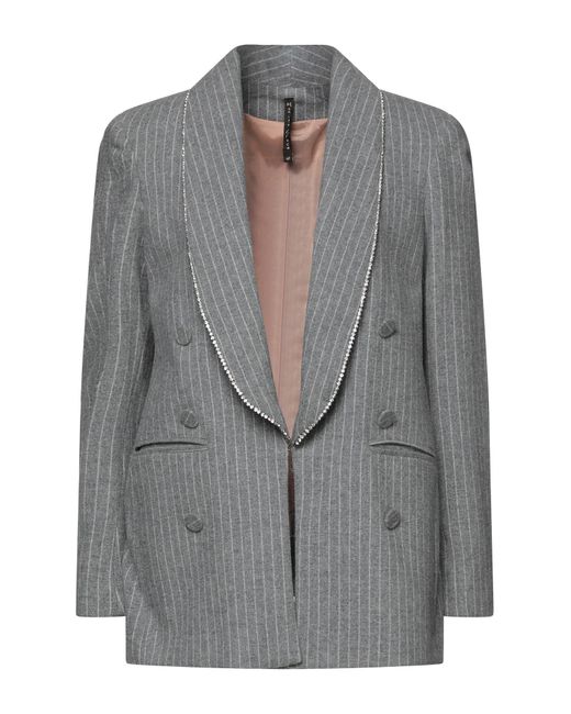 Manila Grace Gray Suit Jacket