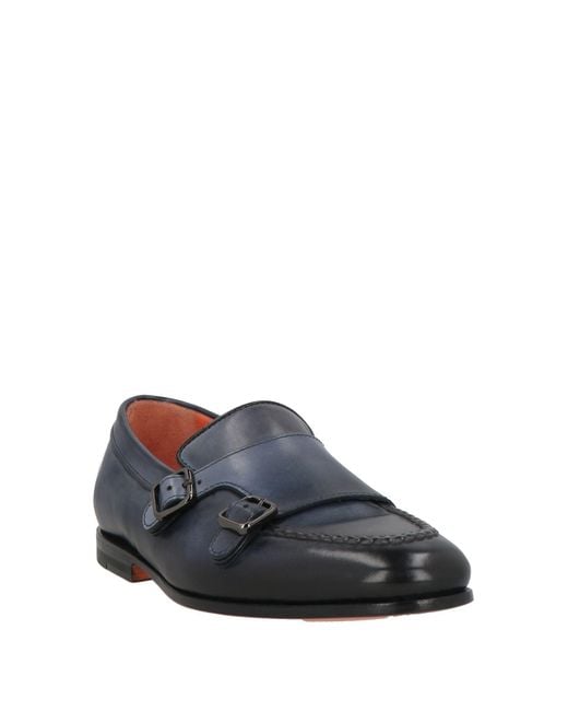 Santoni Blue Loafer for men