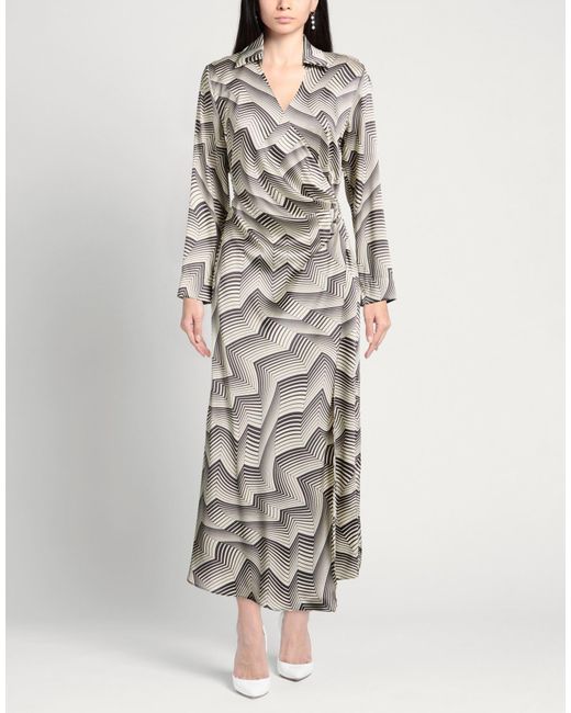 Marella White Maxi Dress Polyester