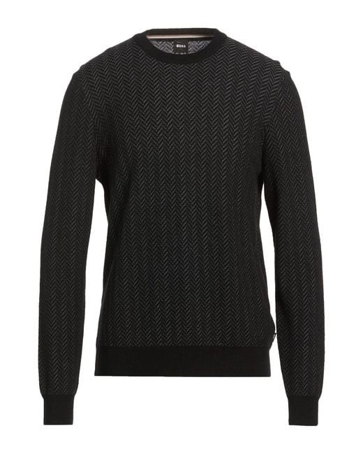Pullover Boss de hombre de color Black