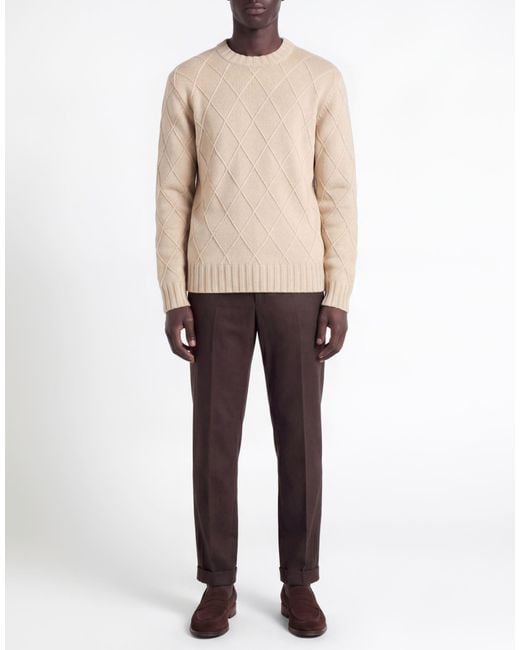 FILIPPO DE LAURENTIIS Natural Sweater Merino Wool for men
