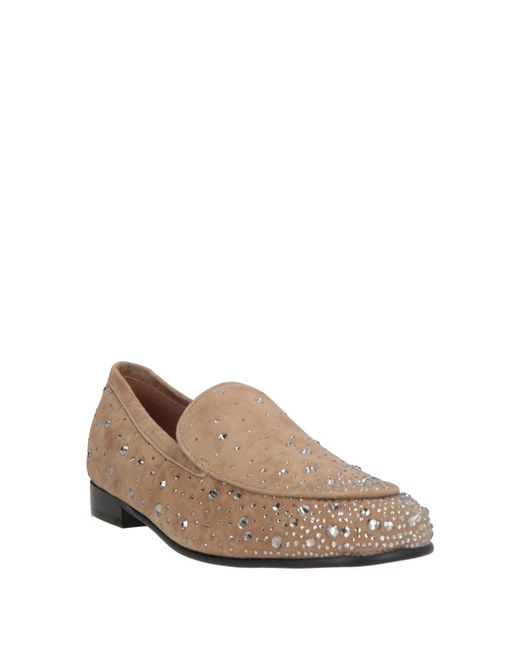 Bibi Lou Gray Loafers Leather