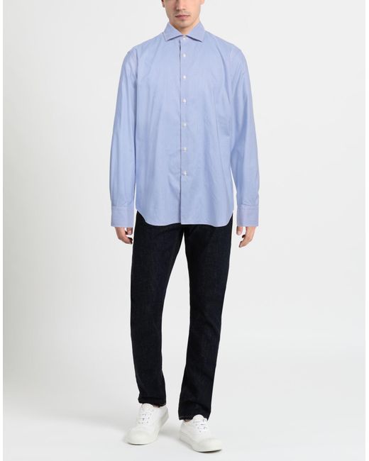 Camisa Alessandro Gherardi de hombre de color Blue