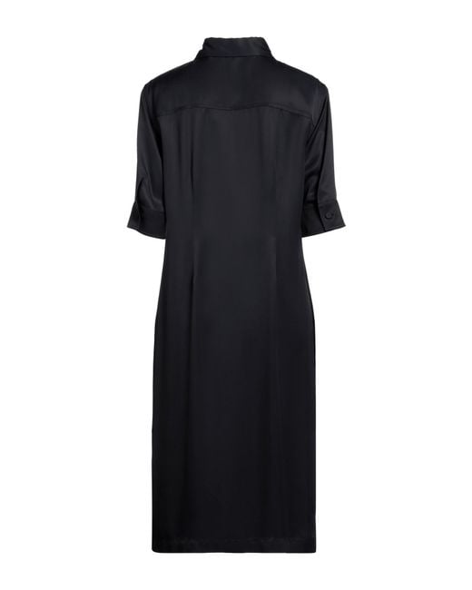 Jil Sander Black Midi Dress