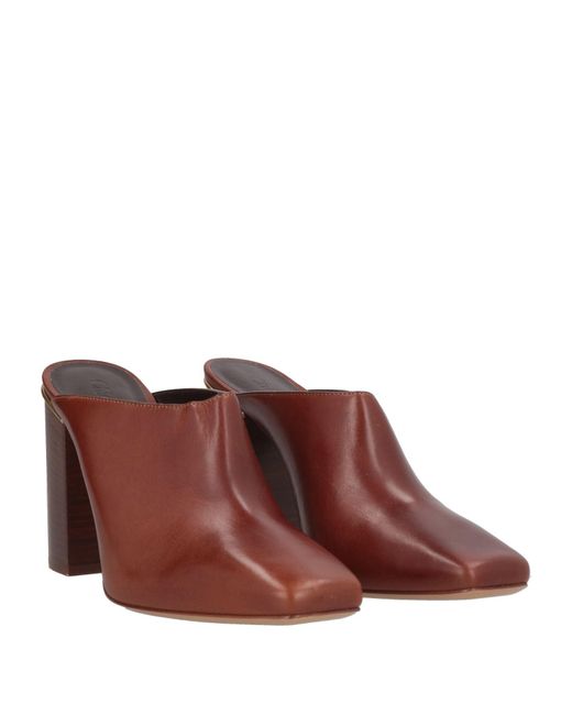Chloé Brown Mules & Clogs