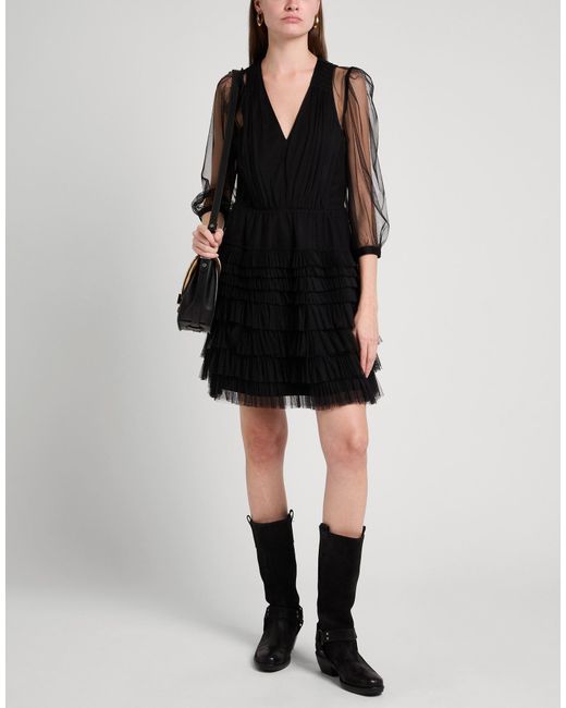 Twinset Black Mini Dress