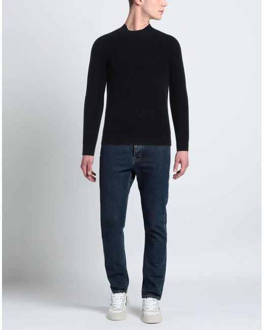 Gran Sasso Black Turtleneck for men