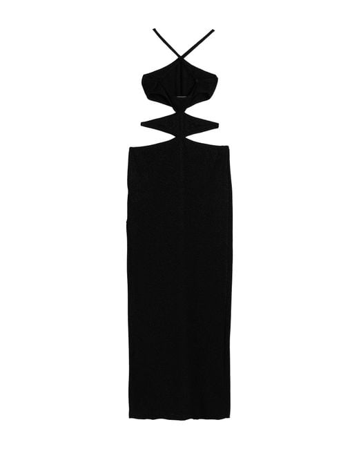 Circus Hotel Black Maxi Dress