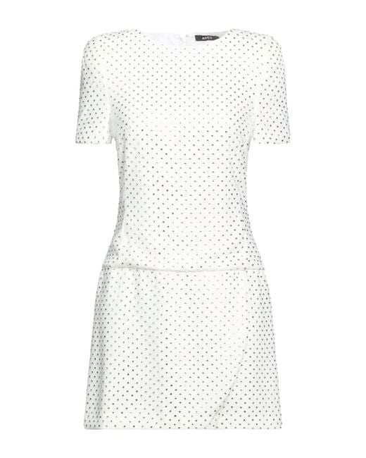 Amen White Mini Dress Polyester