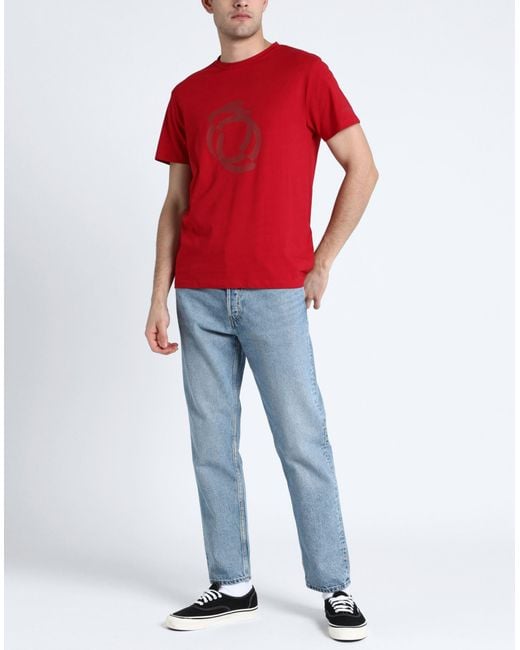 Trussardi Red T-shirt for men
