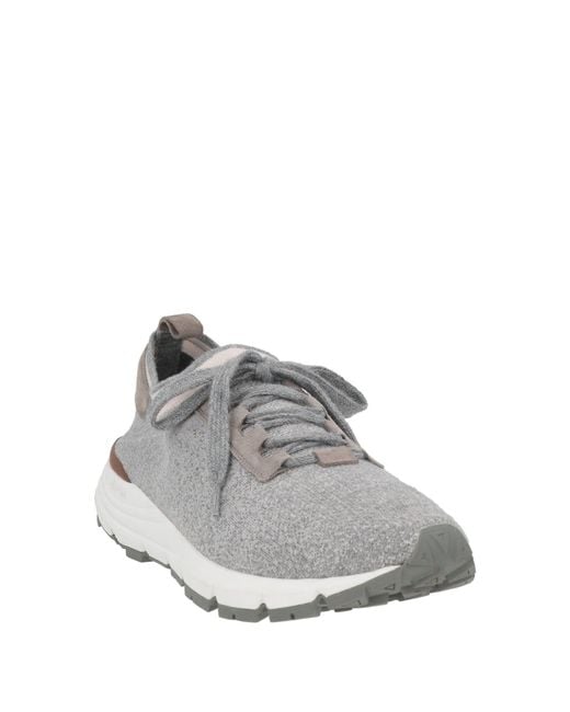 Peserico White Light Sneakers Textile Fibers for men