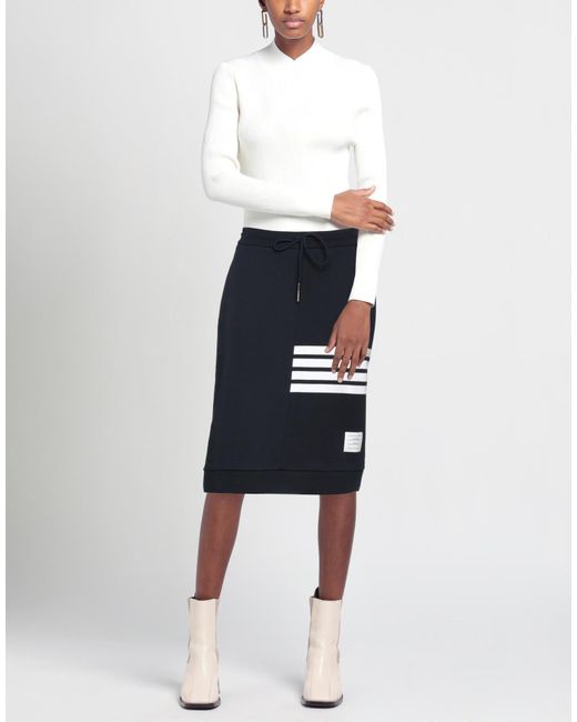 Thom Browne Blue Midi Skirt
