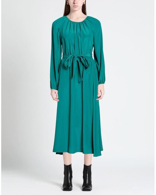 P.A.R.O.S.H. Green Midi Dress