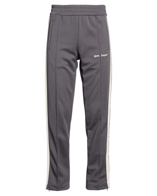 Palm Angels Gray Pants Polyester for men