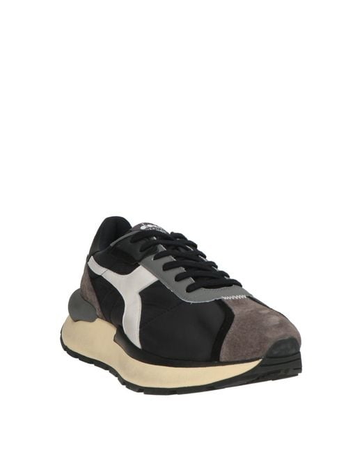Diadora Black Trainers for men