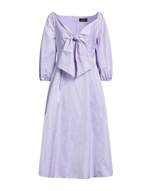 Clips Purple Midi Dress