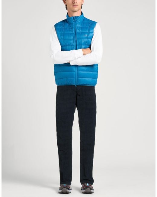 Fred Mello Blue Midnight Pants Cotton, Elastane for men