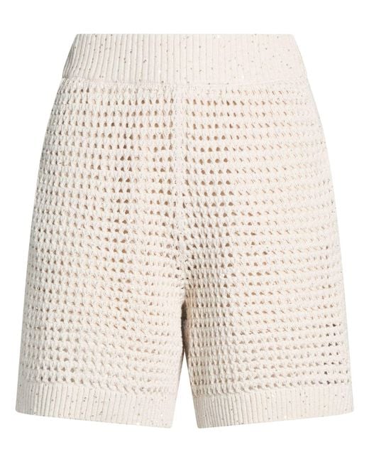 Brunello Cucinelli Natural Shorts & Bermuda Shorts