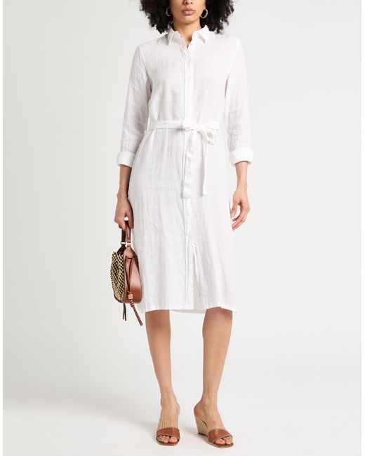 Gant White Midi-Kleid