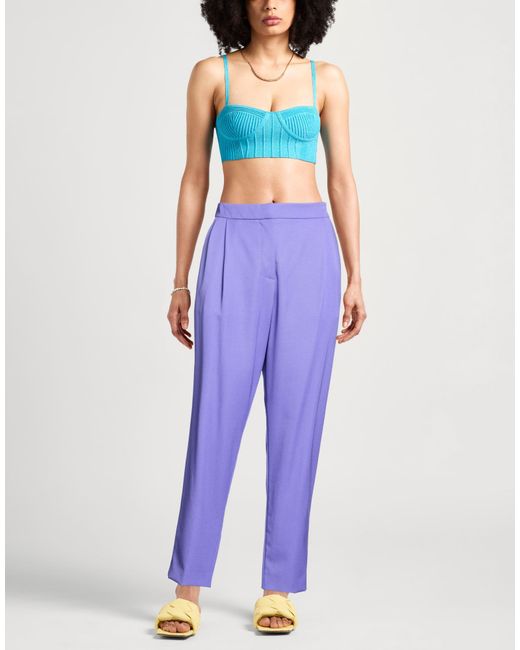 Moschino Blue Pants Virgin Wool