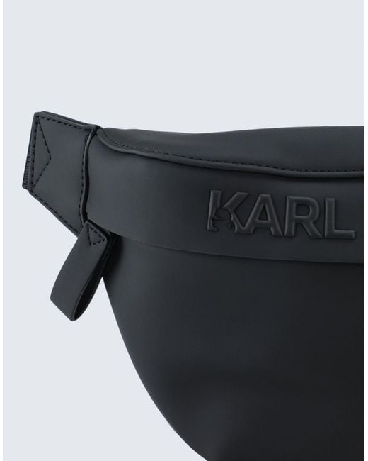 Karl Lagerfeld Black Belt Bag for men