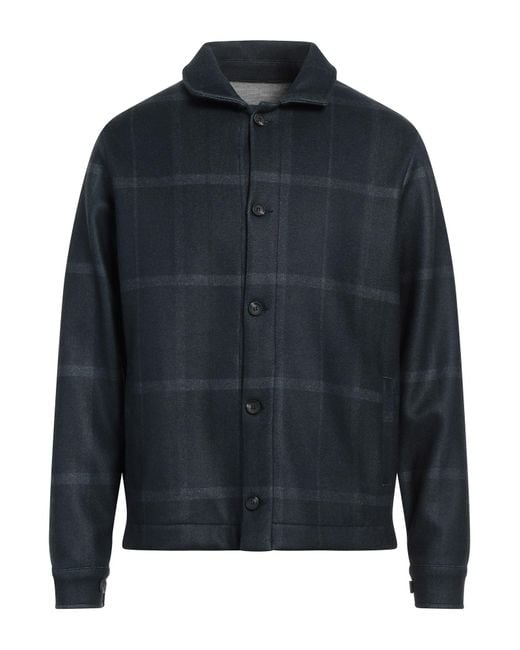Alpha Studio Blue Jacket Polyester, Acrylic for men