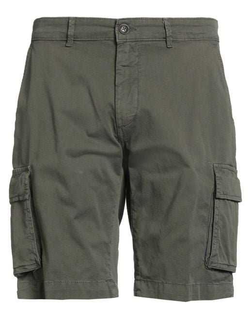 Liu Jo Gray Shorts & Bermuda Shorts Cotton, Elastane for men