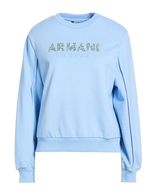 ARMANI EXCHANGE Blue Sweatshirt