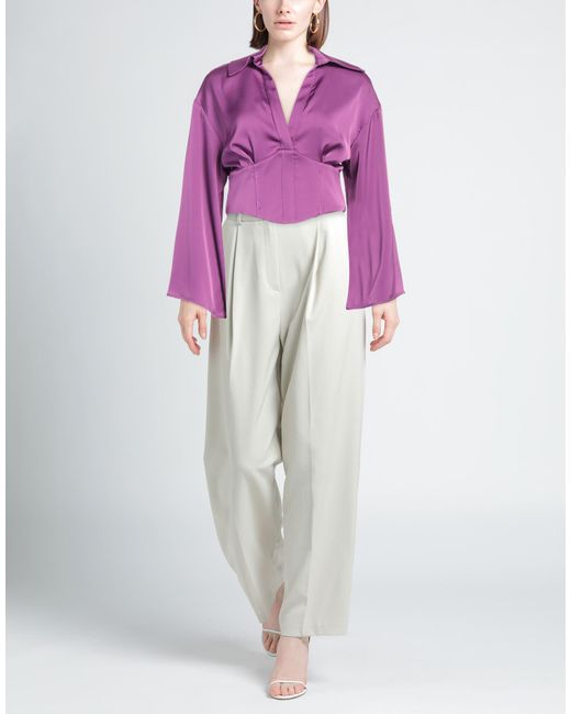 SILENCE LIMITED Purple Mauve Top Polyester