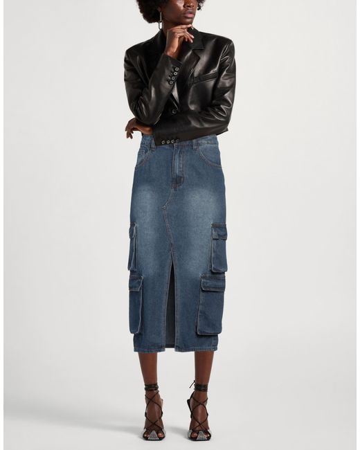 Kaos Blue Denim Skirt